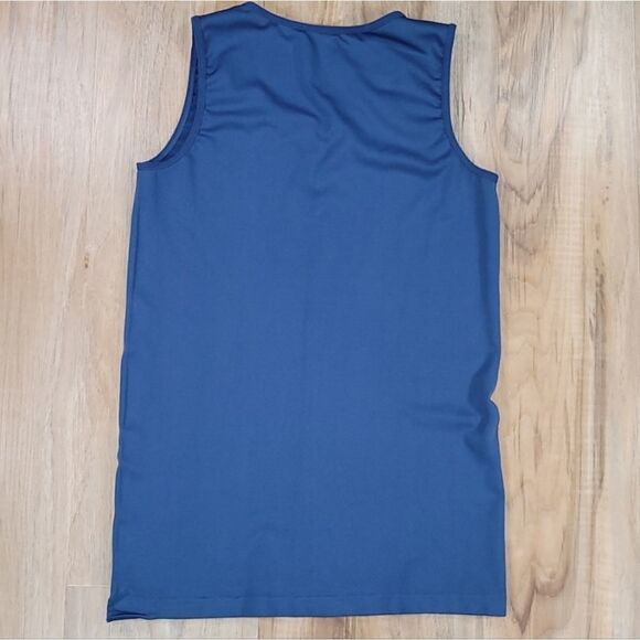 šLCĀ CoutureāBlue Bedazzled Sleeveless Stretchy TopāSmall - Picture 2 of 7